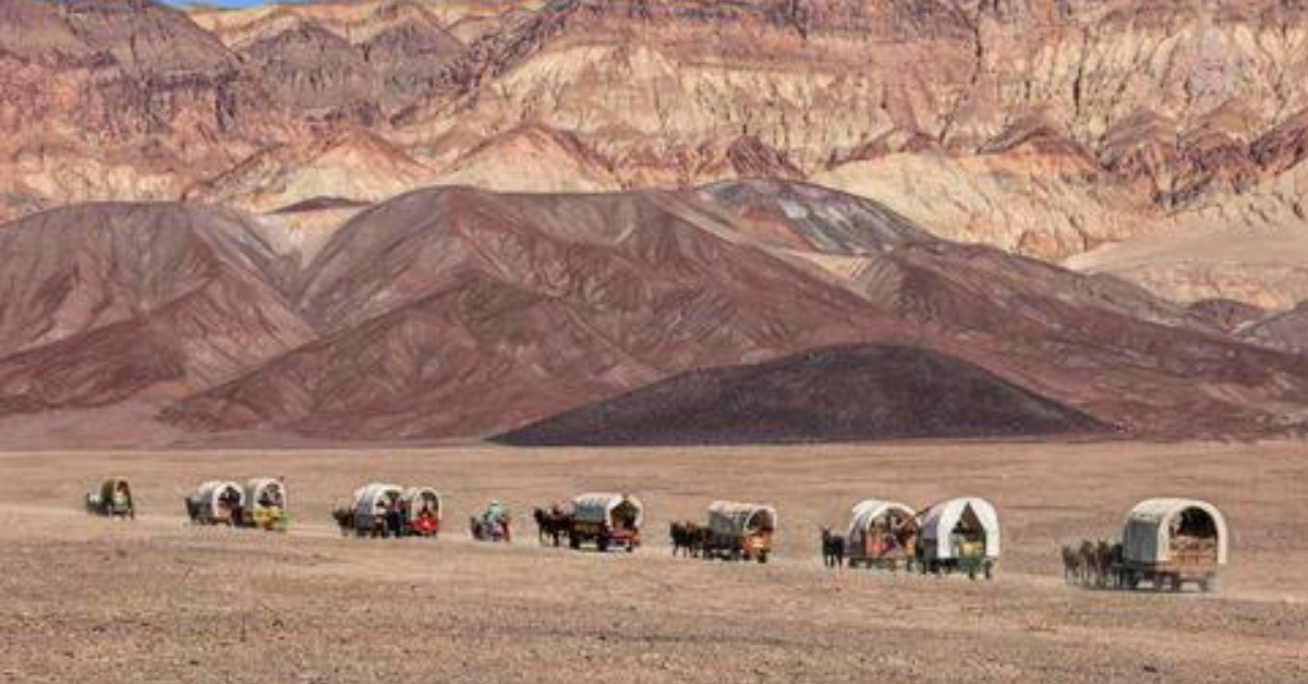 The Middle of the Wagon Train His Trusted Disciples