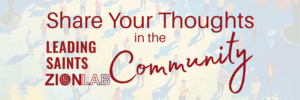 Share Your Thoughts in the Zion Lab Community